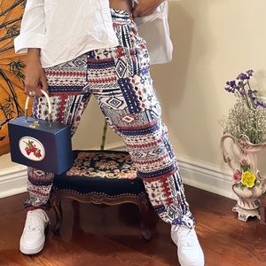 Lightweight tribal pants